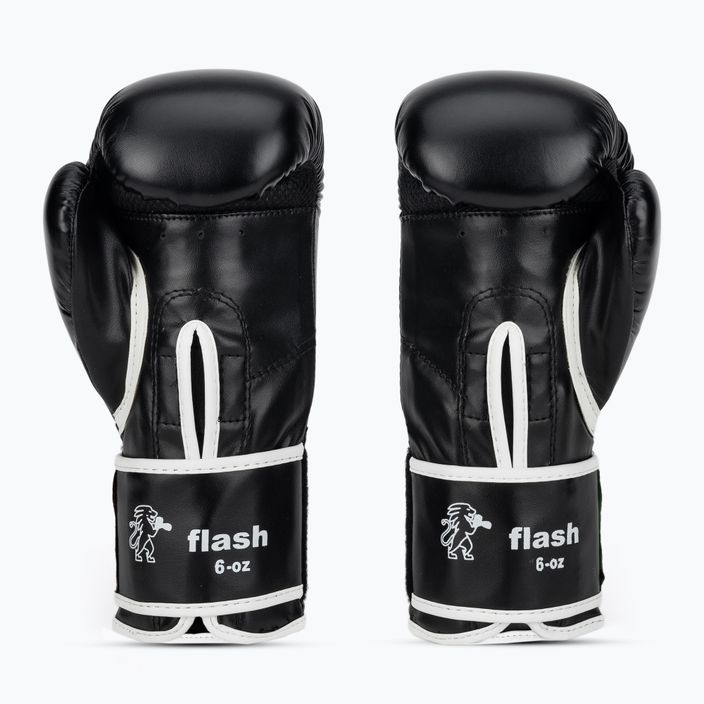Mănuși de box pentru copii LEONE 1947 Flash negru 2