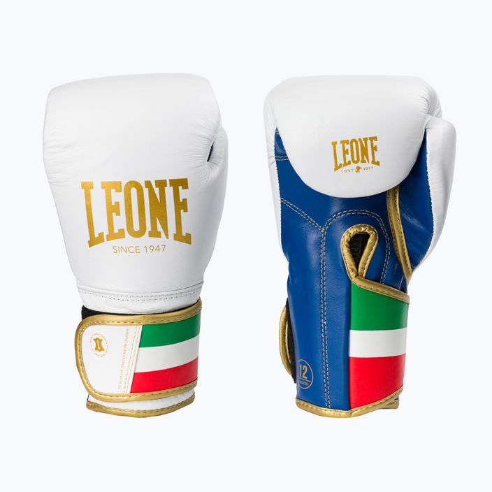 Mănuși de box Leone 1947 Italia '47 alb GN039 4