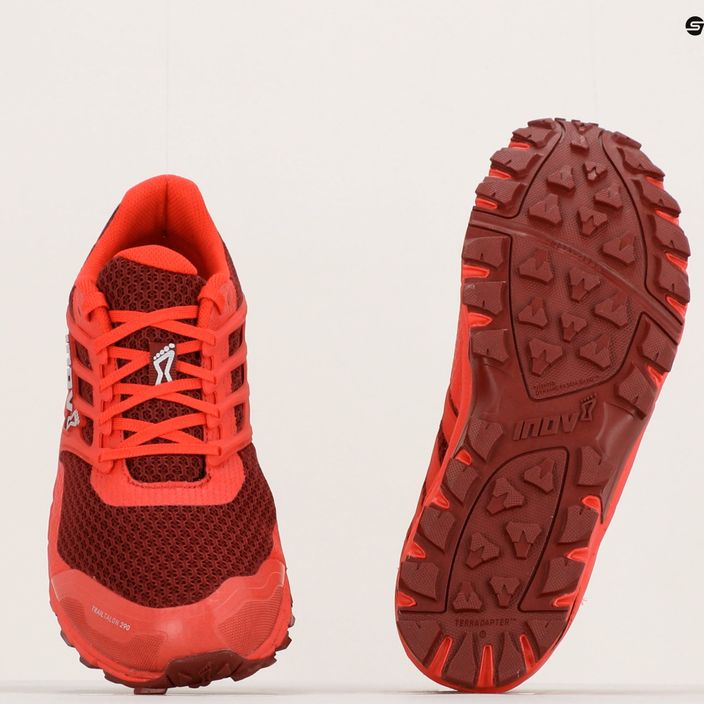 Pantofi de alergare bărbați Inov-8 Trailtalon 290 roșu închis/roșu pentru alergare 19