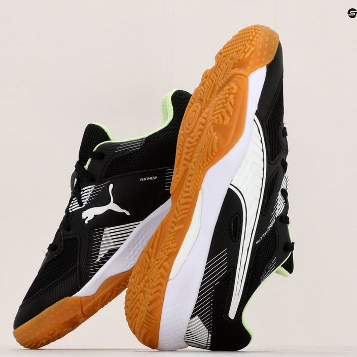 Pantofi de handbal pentru copii PUMA Solarflash Jr II negru 106883 01 13