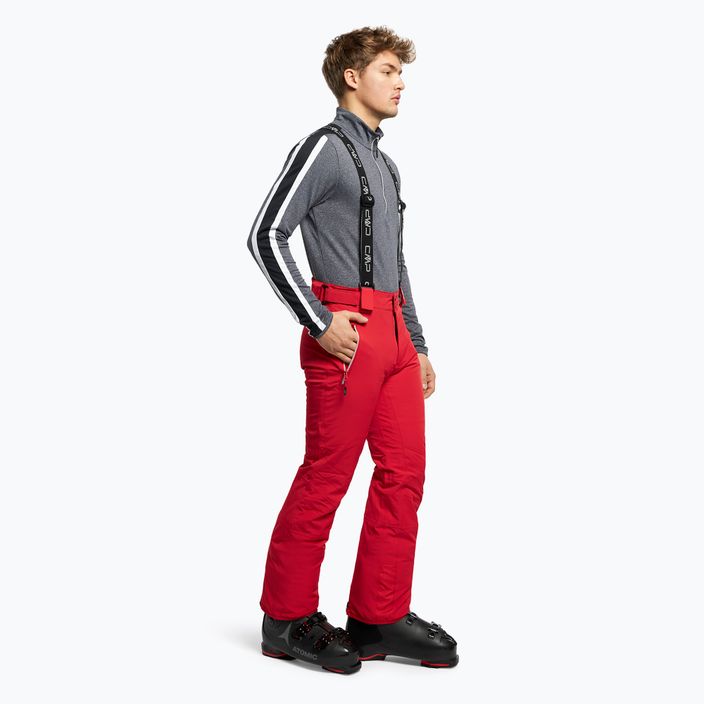 Pantaloni de schi pentru bărbați CMP roșu 3W04467/C580 2