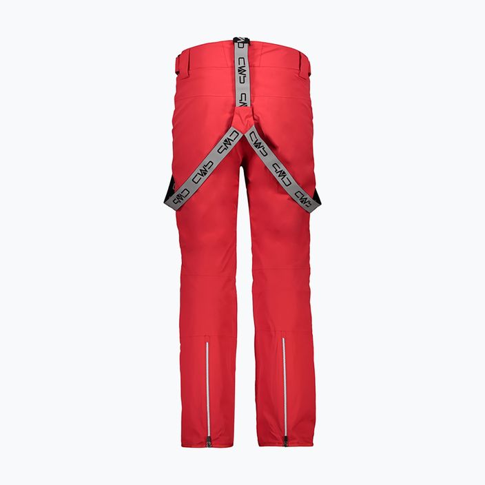 Pantaloni de schi pentru bărbați CMP roșu 3W04467/C580 8