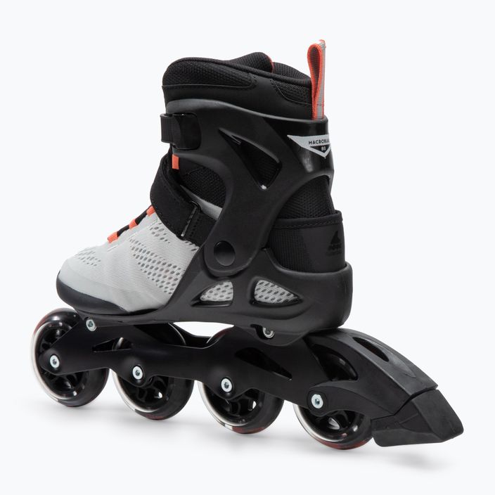 Rollerblade Macroblade 80 patine pentru femei gri-portocaliu 07100700 R50 3