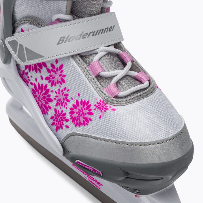Bladerunner Micro Ice G patine pentru copii alb și roz 5