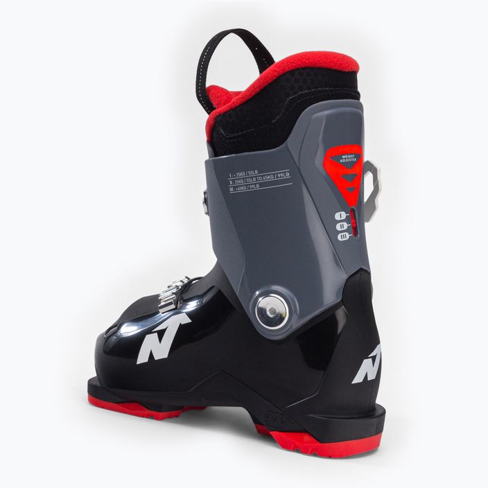 Nordica Speedmachine J2 cizme de schi pentru copii negru/gri 050862007T1 2