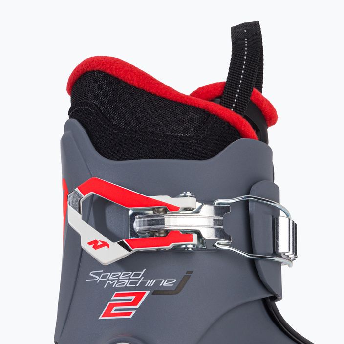 Nordica Speedmachine J2 cizme de schi pentru copii negru/gri 050862007T1 6