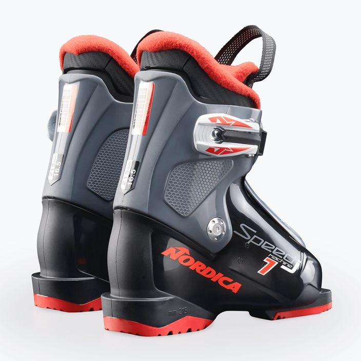 Încălțăminte de schi pentru copii Nordica Speedmachine J1 black/anthracite/red 9