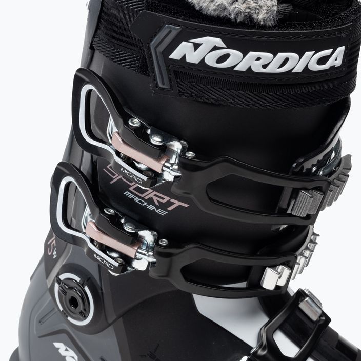 Ghete de schi pentru femei Nordica Sportmachine 3 75 W negru 7