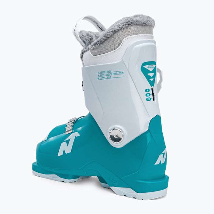 Nordica Speedmachine J2 cizme de schi pentru copii albastru și alb 2