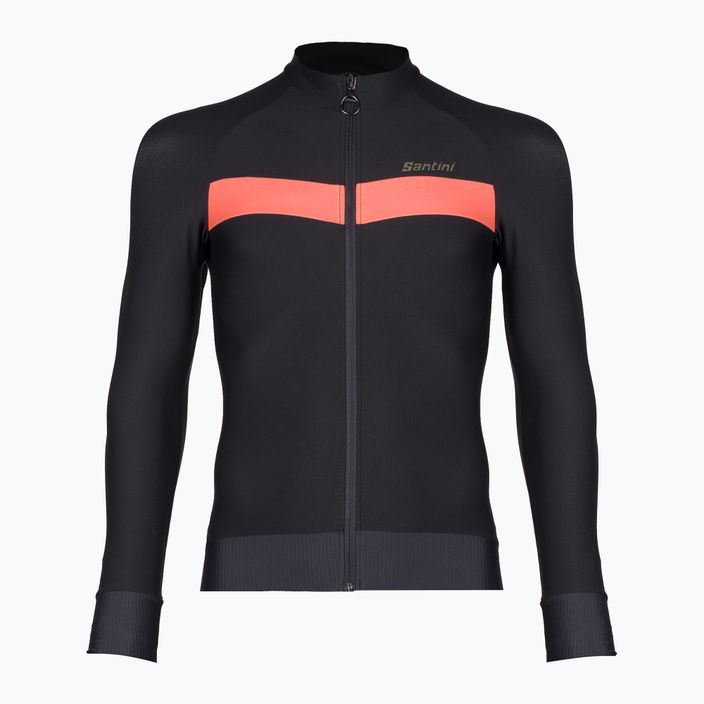 Jachetă de ciclism pentru bărbați Santini Adapt, negru, 1W216075ADAPTNE