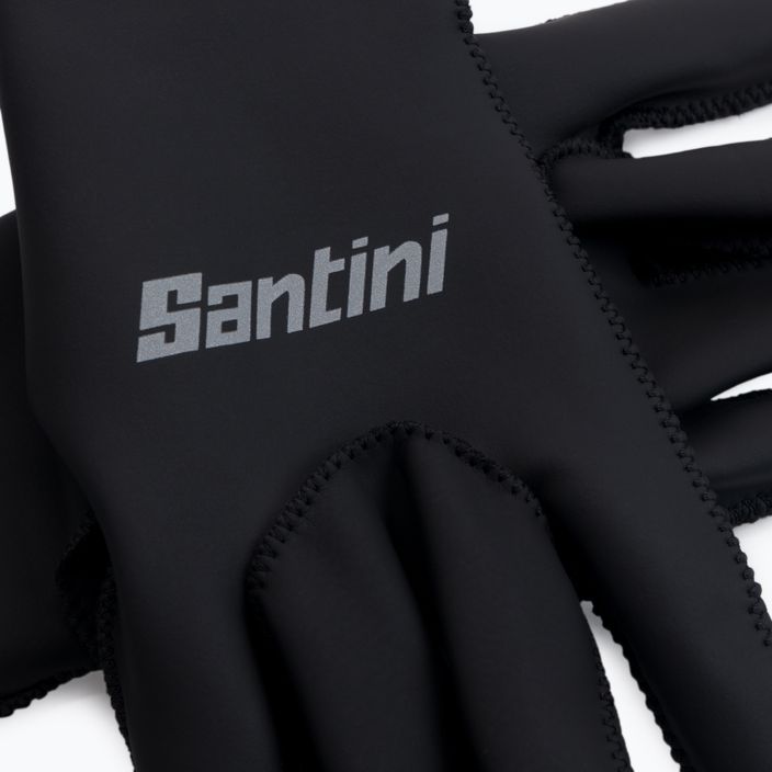 Mănuși de ciclism Santini Vega Xtreme, negru, 1W593WINVEGAXNE 4