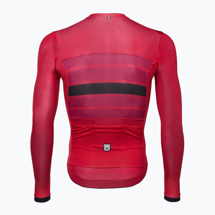 Santini Ecosleek Bengal tricou de ciclism pentru bărbați roșu 2S21505075ESLKBENGRSS 2
