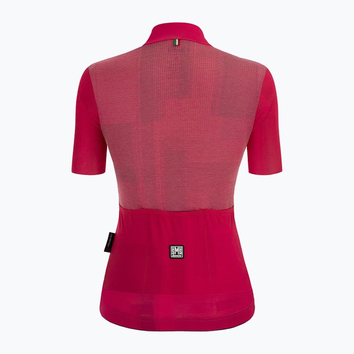 Santini Delta Kinetic tricou de ciclism pentru femei roz 2S940L75DELTAKINELAS 2