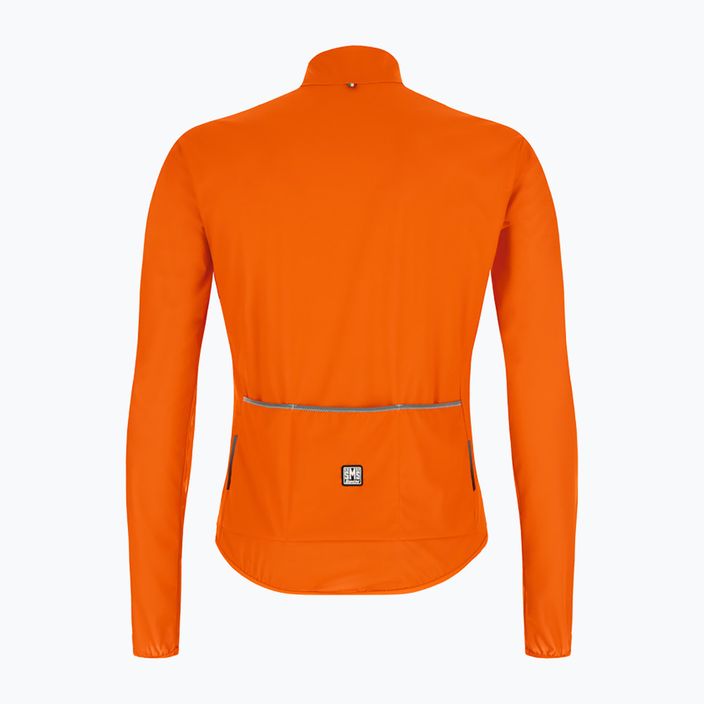 Santini Nebula Puro jachetă de ciclism pentru bărbați portocaliu 2W33275NEBULPUROAFS 6