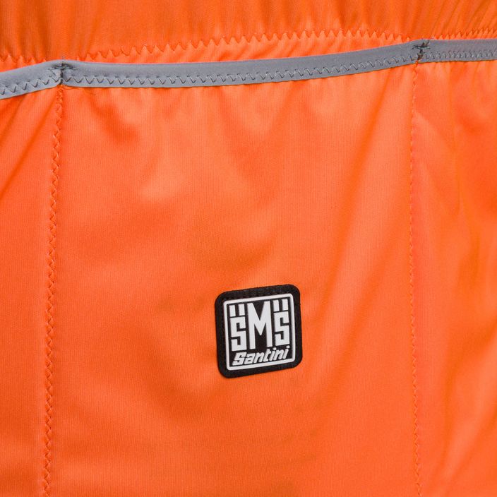Santini Nebula Puro jachetă de ciclism pentru bărbați portocaliu 2W33275NEBULPUROAFS 4