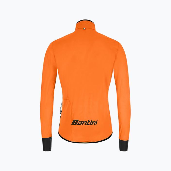 Santini Guard Nimbus jachetă de ciclism pentru bărbați portocaliu 2W52275GUARDNIMB 7