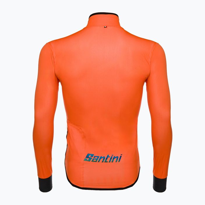 Santini Guard Nimbus jachetă de ciclism pentru bărbați portocaliu 2W52275GUARDNIMB 2