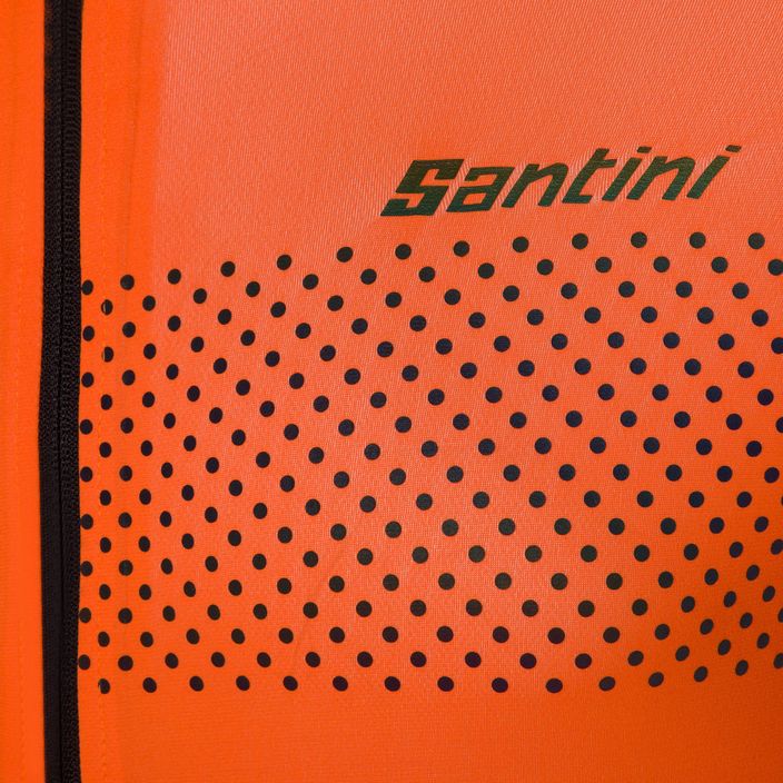 Santini Guard Nimbus jachetă de ciclism pentru bărbați portocaliu 2W52275GUARDNIMB 3