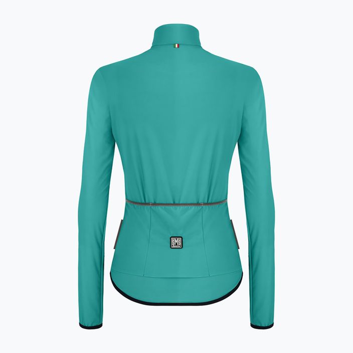Jachetă de ciclism pentru femei Santini Nebula Puro albastru 2W332L75NEBULPUROACS 2