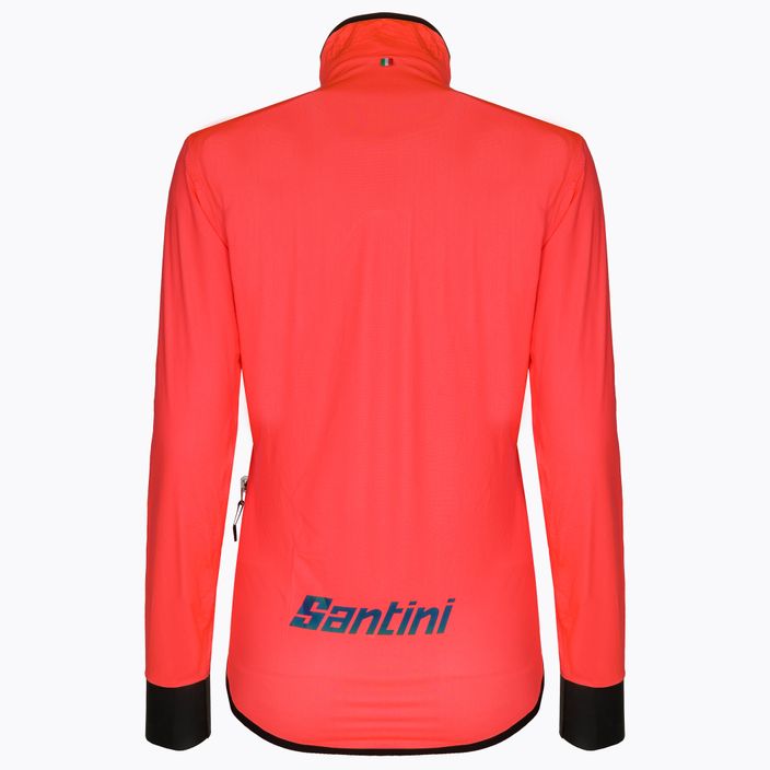 Jachetă de ciclism pentru femei Santini Guard Nimbus, portocaliu, 2W52375GUARDNIMBGN 2