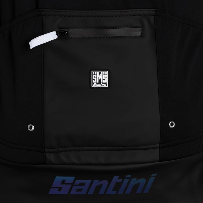 Jachetă de ciclism pentru bărbați Santini Vega Extreme, negru, 2W50775VEGAXNE 3