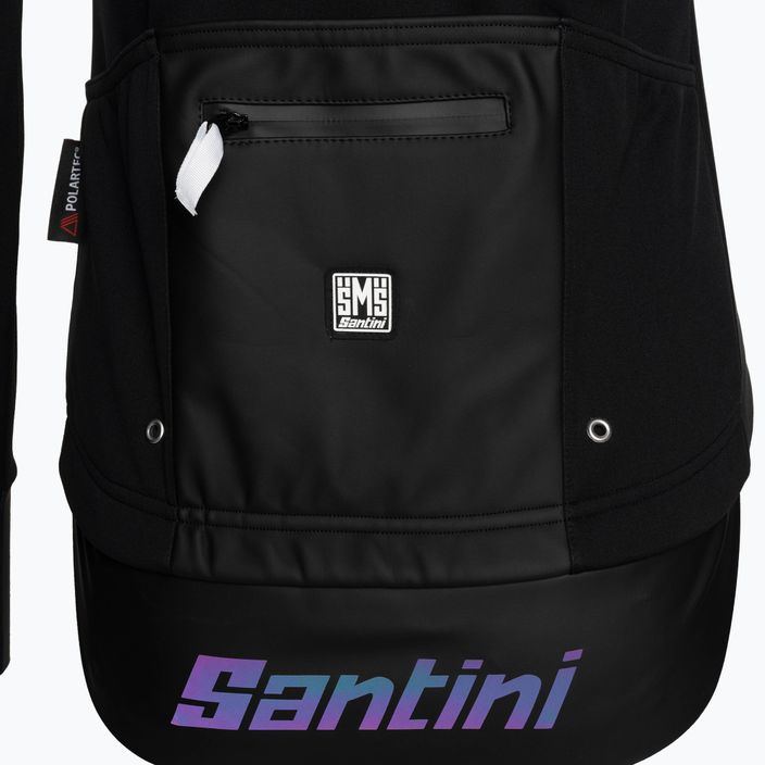 Jachetă de ciclism pentru femei Santini Vega Xtreme, negru, 2W51775VEGAX NE 5