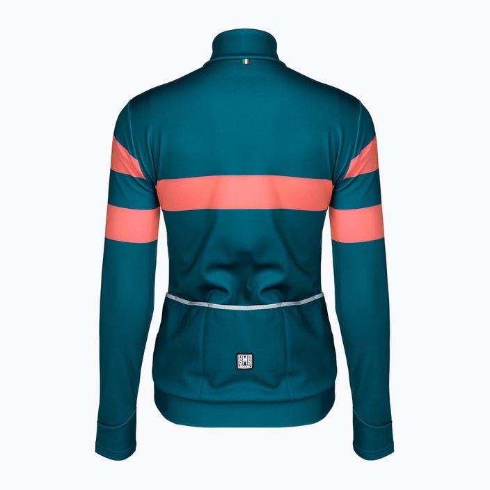 Jachetă de ciclism pentru femei Santini Coral Bengal, verde, 2W216175CORALBENGTE 2