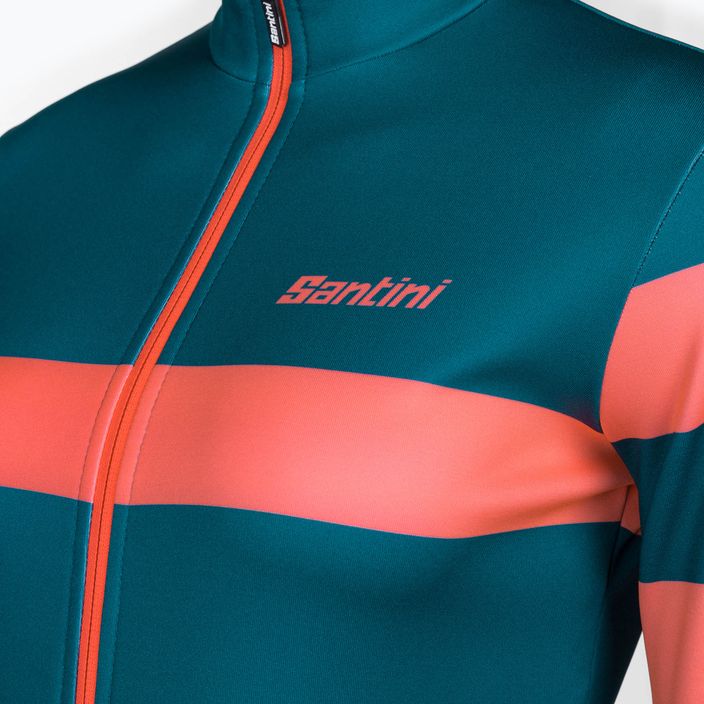 Jachetă de ciclism pentru femei Santini Coral Bengal, verde, 2W216175CORALBENGTE 3