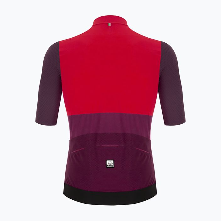 Santini Redux Istinto tricou de ciclism pentru bărbați roșu 2S94475REDUXISTIRSS 6