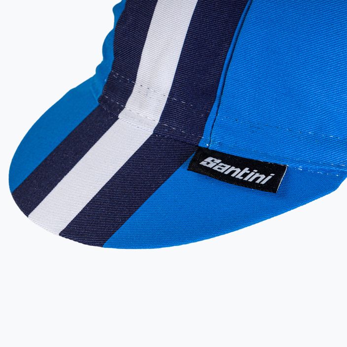 Santini Bengal șapcă de ciclism albastru 2S460COTBENGRYUNI 8