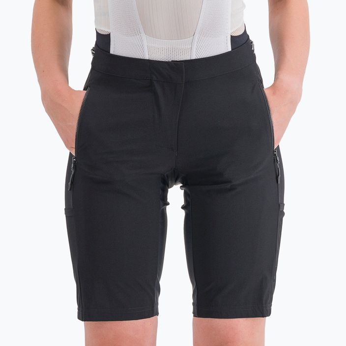 Pantaloni scurți de ciclism Sportful Supergiara Overshort pentru femei, negru 1120510.002 3