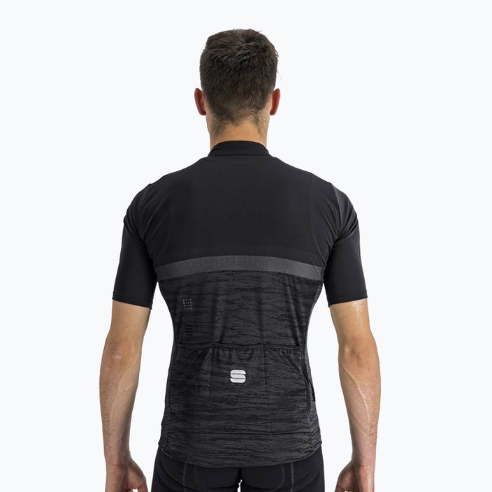 Tricou de ciclism Sportful Giara negru pentru bărbați 1121020.002 2