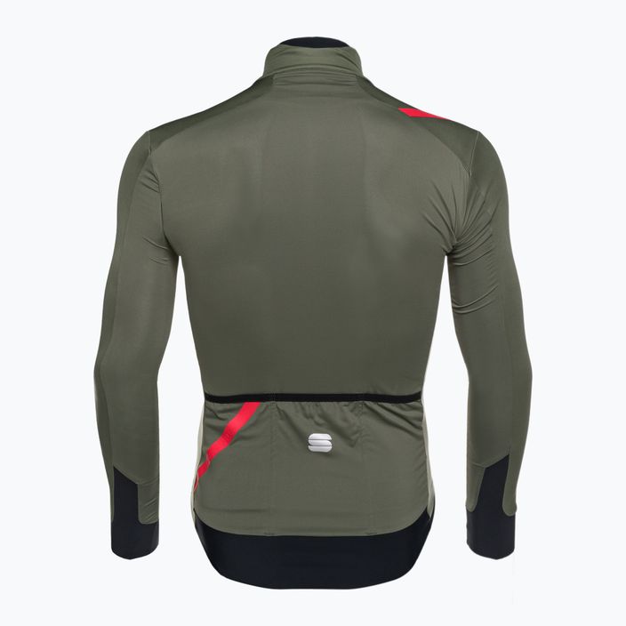 Jachetă de ciclism pentru bărbați Sportful Fiandre Light No Rain beetle 1120021.305 2
