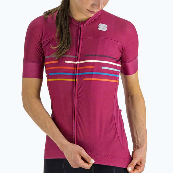 Sportful Vélodrome tricou de ciclism pentru femei roz 1121032.543 5