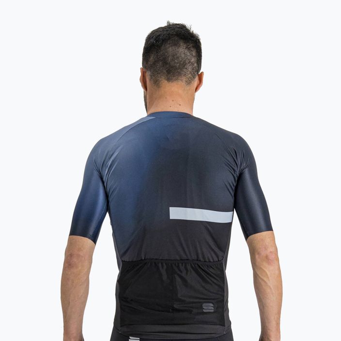 Tricou de ciclism Sportful Bomber pentru bărbați, albastru marin 1122029.002 2