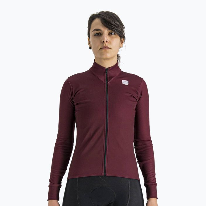 Tricou de ciclism pentru femei Sportful Kelly Thermal Jersey roșu 1120530.605