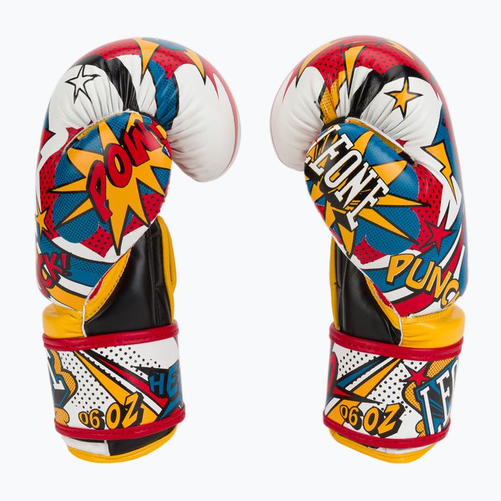 Mănuși de box pentru copii Leone Hero colorate GN400J 4