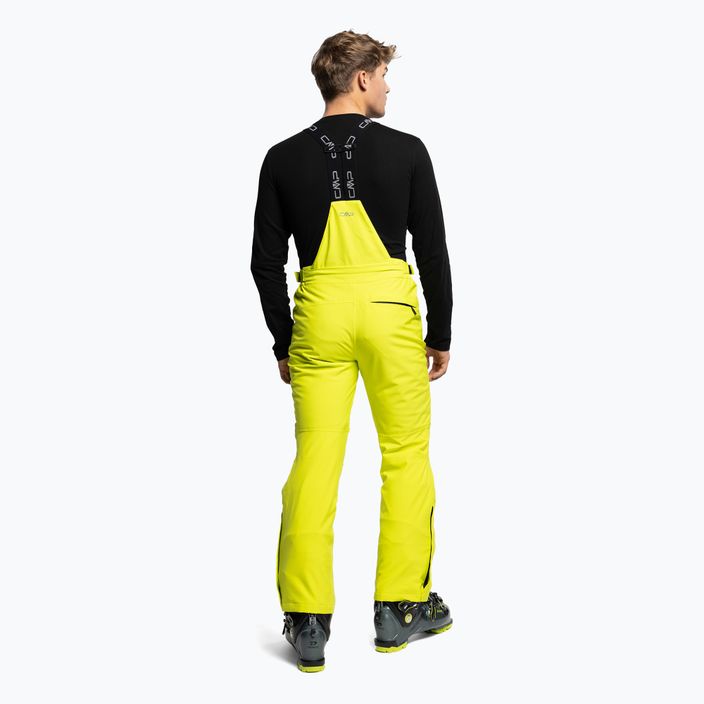 Pantaloni de schi pentru bărbați CMP, galben, 3W17397N 3