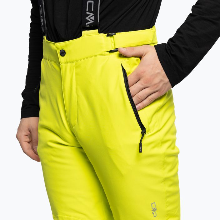 Pantaloni de schi pentru bărbați CMP, galben, 3W17397N 4