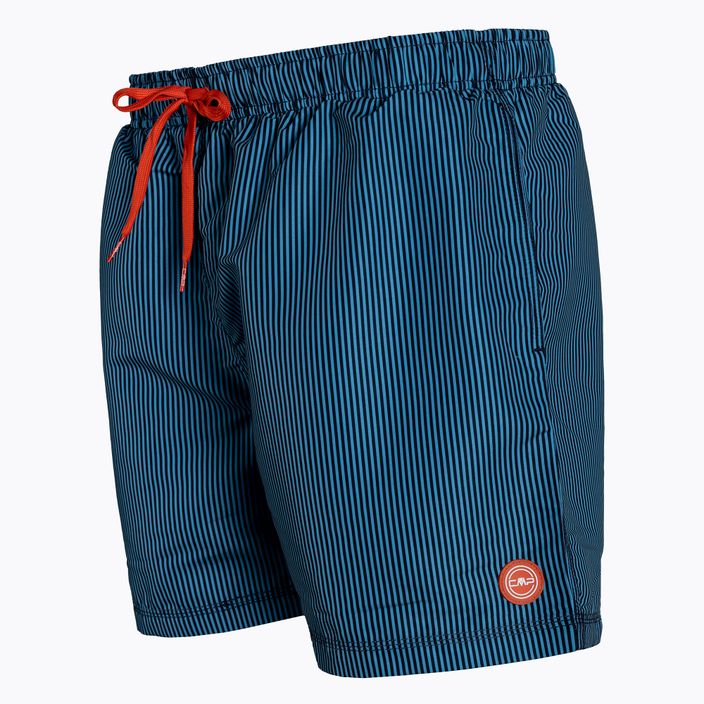 Pantaloni scurți de baie pentru bărbați CMP 10ZE albastru marin/portocaliu 3R50857/10ZE/46 3
