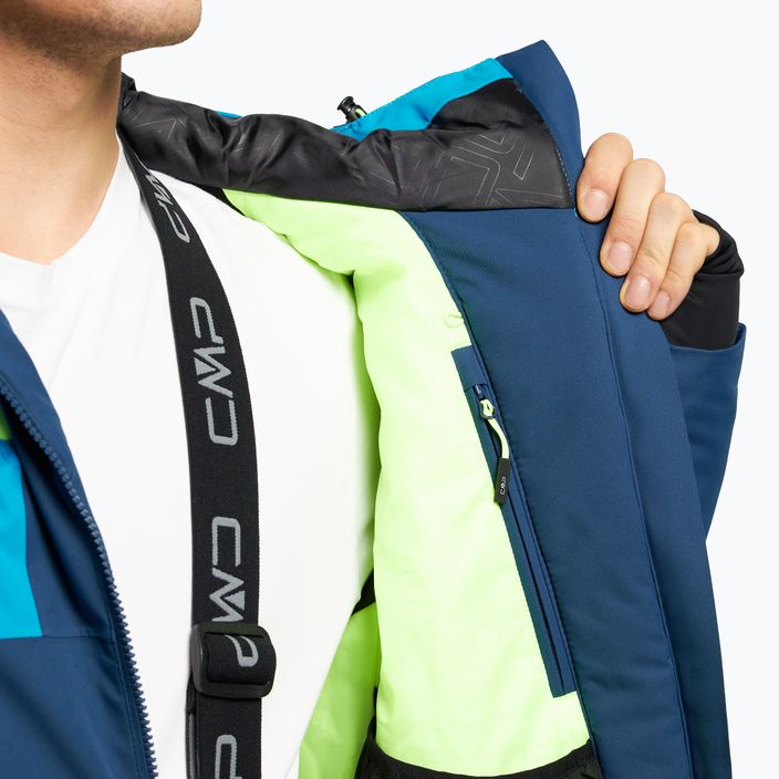 Jachetă de schi pentru bărbați CMP, albastru, 30W0377 M928 8