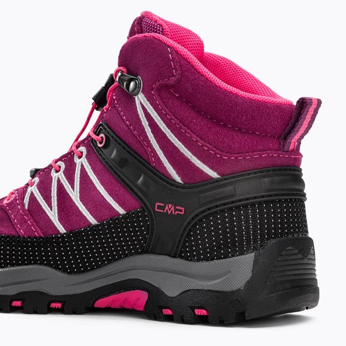 CMP Rigel Mid cizme de trekking pentru copii roz 3Q12944 10