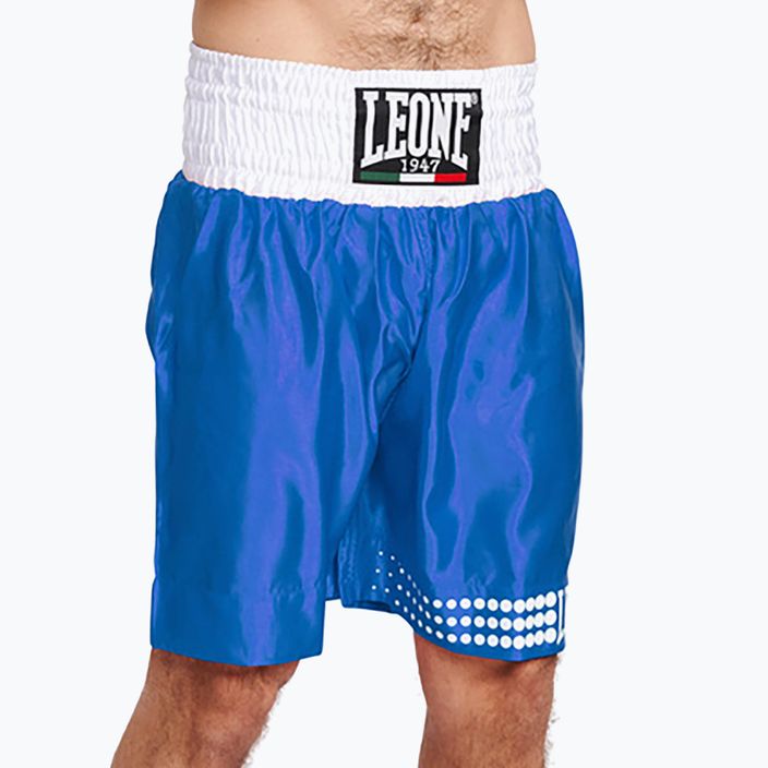 Pantaloni scurți de box LEONE 1947 Boxing albastru 2