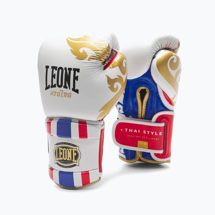 Mănuși de box Leone Thai Style alb GN114 5