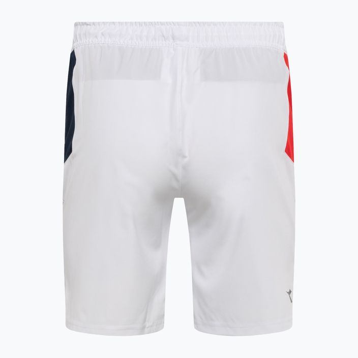 Pantaloni scurți de tenis pentru bărbați Diadora Core Bermuda albi DD-102.179128-20002 2