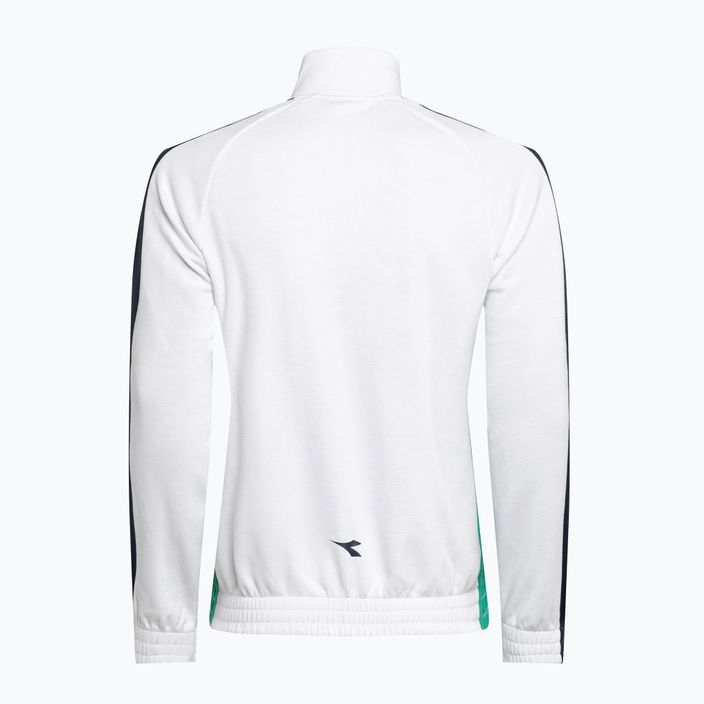 Geacă de tenis pentru bărbați Diadora Fz Jacket albă DD-102.179121-20002 2