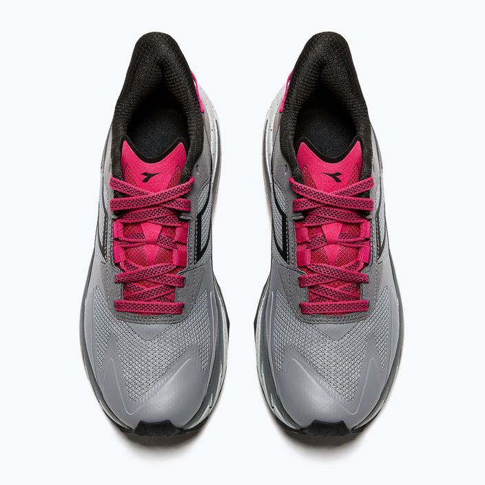 Pantofi de alergare pentru femei Diadora Equipe Sestriere-XT aliaj/negru/roșu rubin c 13