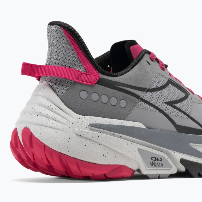 Pantofi de alergare pentru femei Diadora Equipe Sestriere-XT aliaj/negru/roșu rubin c 9