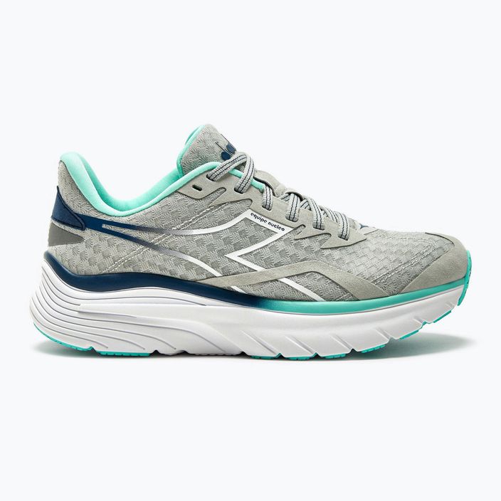 Pantofi de alergare pentru femei Diadora Equipe Nucleo silver dd/white/aruba blue 11