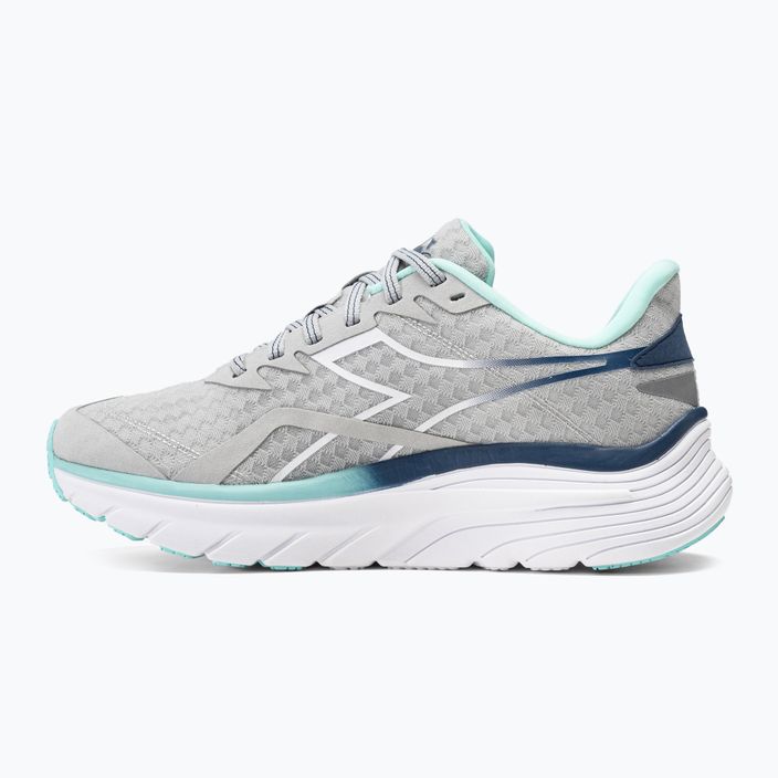Pantofi de alergare pentru femei Diadora Equipe Nucleo silver dd/white/aruba blue 10